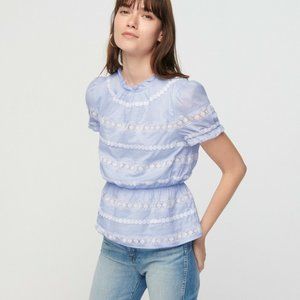 COPY - J Crew Women's Daisy-chain peplum top Item…